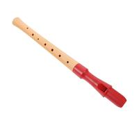 FRCOLOR Flûte à Bec Soprano en Bois Marron à 8 Trous pour Débutants Garçon et Filles, Design Facile à Apprendre, Portable, pour Cours de Musique et Voyages
