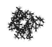 FRCOLOR Fourmis Artificielles en Plastique, 100 Pièces, pour Farces d'halloween, Noires, 1,5 X 1 X 1,8 Cm