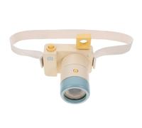 FRCOLOR Garçon Fille Bois Éducatif Appareil Photo Miniature Sécurisé pour Créativité et Apprentissage Cadeau Fête