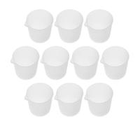 FRCOLOR Gobelets Doseurs en Silicone Graduation Précise pour Résine Époxy et Chocolat, 10 Pièces Réutilisables, Mélange de Résine Création de Bijoux