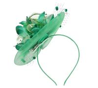 FRCOLOR Green Fascinators Hat 20S Flapper Tea Party Party Clip Clip Hair Pour Femmes Robe De Thé De L'après-Midi