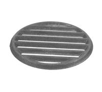 FRCOLOR Grille de Barbecue Ronde en Fonte Haute Rétention de Chaleur et Distribution Uniforme, Accessoire pour Barbecue en Fonte Lors de Fêtes en Plein Air