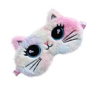 FRCOLOR gros cache-oeil œillère endormie de dessin animé oreiller pour les yeux de chaton enfants patch yeux bandeau yeux Cache-œil joli masque pour les yeux dormir les yeux bandés Peluche
