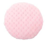 FRCOLOR Grosse Houppette de Maquillage en Peluche Rose pour Application Rapide et Utilisation Optimale de Poudre, Professionnels et Amateurs de Beauté