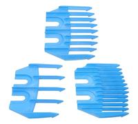 FRCOLOR Guide de Coupe pour Moutons en Plastique Bleu 3 Pièces Design Anti-blessure pour Améliorer L'apparence Toison des Animaux