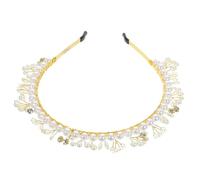 FRCOLOR hair band hair charms hair topper fete accessoires de cheveux de mariage barrettes à cheveux pour femmes accessoires de cheveux pour femmes bandeau pour adolescentes strass Golden