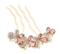 FRCOLOR hairpin hair pin hair toppers headband hair bow petits pains bâtons de cheveux Épingle à cheveux de cheveux de cheveux de style chinois strass Golden