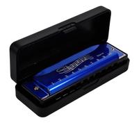 FRCOLOR Harmonica pour Garçon Fille Bleu Instrument Musical Éducatif pour Tout-Petits Débutants Léger et Facile à Jouer Cadeau Anniversaire Noël Scolaire