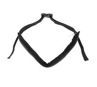 FRCOLOR Harnais de Chaise Haute Réglable en Tissu Noir pour Bébé, Garçon et Fille en Petite Enfance, Installation Facile, Sécurité pour Repas la Maison