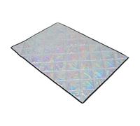 FRCOLOR Housse de Congélateur en Polyester Argenté Extérieure Imperméable Isolation Double Face Protection Le Froid et Économie D'énergie pour Garage et Usage Familial