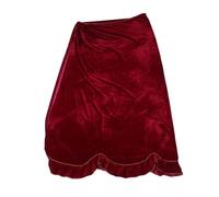 FRCOLOR Housse de Piano Droit Velours Poussière Protection avec Macramé Décoratif Lavable et Réutilisable Adaptée Aux Pianos Droits Standards
