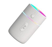 FRCOLOR Humidificateur USB de Bureau Mini 220 Ml en Abs et Pp, Diffuseur D'arômes Silencieux Lumière Nocturne, pour Chambre et Salle à Manger