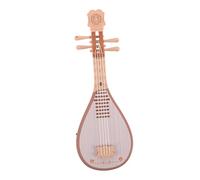 FRCOLOR Instrument à Cordes Pipa Traditionnel pour Garçon Fille Luth Chinois Plastique Jouable Ornement Photo Élégant Instrument Musical Culturel pour Éducation et Représentations