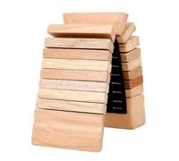 FRCOLOR Instrument de Percussion Bois Portable Claqueur Musical pour Garçon Fille Déveil Éducatif et Cadeau Percussion pour Fête et Apprentissage