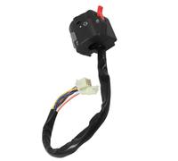 FRCOLOR Interrupteur de Moto Commodo de Clignotants Moto en Plastique et Métal Diamètre de Montage 22mm Installation Facile Compatible avec Guidon de 22mm