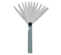 FRCOLOR Jauge D'épaisseur Acier Inoxydable 0,02-1,00 Mm 100x17 Lames Jeu D’outil de Mesure D’écart pour Soupapes et Contrôle Automobile Précision Professionnelle