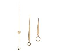 FRCOLOR Jeu D'aiguilles de Montre en Laiton Doré, Forme Diamant, Compatible Mouvements Nh4r 7s, Ensemble 3 Pièces pour Heures, Minutes et Secondes, Accessoires de Réparation Précis