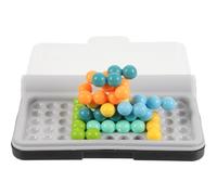 FRCOLOR Jeu de Réflexion Logique pour Garçon et Filles - Kit Portable de Perles Pyramidales en Plastique Sûr - de Sagesse Éducatif pour Développement Créatif et Résolution de Problèmes