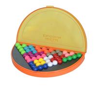 FRCOLOR Jeu Éducatif de Perles Orange pour Garçon Fille Intelligence et Réflexion Stimulant Imagination Spatiale Pensée Stratégique Cadeau pour Garçons et Filles de Ans et Plus