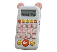 FRCOLOR Jeu Mathématique Éducatif pour Garçon Fille Apprentissage Ludique Outil Éducatif Mathématiques pour Maison Classe Machine Entraînement Arithmétique Rose sans Pile