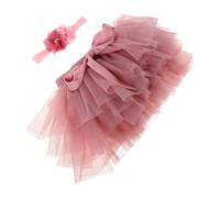 FRCOLOR Jupe Tutu Princesse pour Fille Tulle Doux avec Bandeau Jupe à Volumes pour et Quotidien Confortable et Élégante Adaptée Aux Saisons et Événements