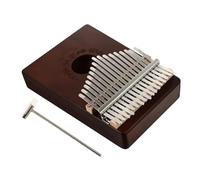 FRCOLOR Kalimba Touches de Pêcher Portable Piano à Pouce et Instrument de Musique pour Débutants Cadeau Pratique Couleur Café