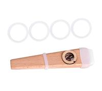 FRCOLOR Kazoo Bois Portable pour Débutants Accompagnement Musical pour Guitare et Ukulélé Instrument Fiable et Facile à Apprendre Accessoire