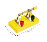 FRCOLOR Kit Apprentissage de Circuits Simples pour Débutants Boîte Expérimentale Physique Équipement Éducatif et Pratique pour Étudiants pour Groupes de Laboratoire et Organisation Facile
