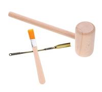 FRCOLOR Kit Archéologie Garçon Fille avec Outils Bois Marteau Brosse Pelle pour Creuser Fossiles et Cristaux Éducatif Développement Créativité et Motricité Fine