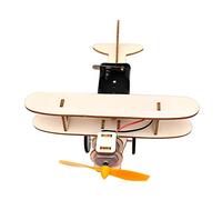 FRCOLOR Kit d'avion en Bois à Soi-Même Jouet Éducatif DIY pour Garçon et Filles Avion en Bois à Assembler Activité Manuelle pour L'Éducation Précoce 1 Ensemble