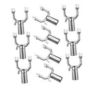 FRCOLOR Kit de 10 Tuteurs en Alliage D'aluminium Brillant pour Arbres Fruitiers, Supports Robustes pour Branches, Piquets de Jardin Résistants aux Intempéries, Jardin et Verger