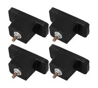 FRCOLOR Kit de 4 Amortisseurs en Caoutchouc Noir pour Climatiseur avec Split, Support Isolant Anti-vibrations pour Compresseur et Condenseur, Protection Contre les Conditions Humides