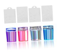 FRCOLOR Kit De À En Gelée 4 Ensembles D'outils Pour Nail Art Pointes Françaises Kit De Beauté Pour La Maison