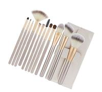 FRCOLOR Kit de Brosses à Maquillage avec Pinceaux à Sourcils et Cosmétiques pour Dessin Précis des Sourcils Mascara