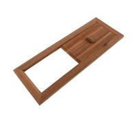 FRCOLOR kit de fenêtre de Sauna, Outil de Ventilation de Sauna, Dispositif de Ventilation de Sauna, fenêtre d'aération en Bois Beige, pour Sauna Traditionnel, améliore la Circulation de
