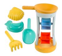 FRCOLOR Kit de Jouets de Plage Plastique pour Garçon Fille de Jeux de Sable Extérieur avec Seau Pelle et Râteau pour Bac à Sable Plage et Parc Créatifs pour Garçons et Filles