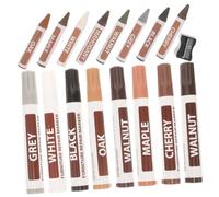 FRCOLOR Kit De Réparation Meubles Et Parquet Avec Marqueurs Et Cire Stylo De Retouche Bois Pour Rayures Set Couleurs Assorties Séchage Rapide Pour Retouches Précises Et Durables