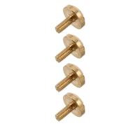 FRCOLOR Kit de Réparation pour Saxophone Ténor pour Entretien Rapide 4pcs en Métal Doré Vis Solide et Maintenance Musicale D'instruments à Vent