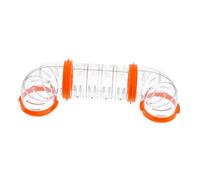 FRCOLOR Kit de Tubes Transparents pour Cage Hamster DIY Tunnel Externe Modulable avec Raccords Accessoires pour Petits Animaux et Rongeurs Espace Sécurisé et Amusant pour Hamsters et