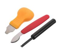 FRCOLOR Kit D'outils D'horloger Précis en Acier Haute Dureté, Ouvre-boîtier de Montre Ergonomique, Ensemble 3 Pièces, pour Réparation et Retrait Fond de Montre, Usage Professionnel