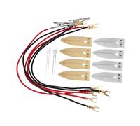 FRCOLOR Kit Éducatif Électronique de Batterie Saline pour Expérience Scientifique de Batterie Fruitée Projet Stem DIY pour Élèves et Garçon Fille Apprentissage Physique et Chimie Classe