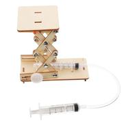 FRCOLOR Kit Éducatif Scientifique pour Garçon Fille Hydraulique DIY Bois Naturel Rampe de Levage Fonctionnelle Puzzle Mécanique Éducatif Cadeau Anniversaire pour Garçons et Filles Jeu