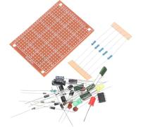 FRCOLOR Kit Électronique Apprentissage avec Planche à Souder et Composants Variés pour Entraînement et Projets Pratiques