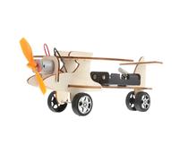 FRCOLOR Kit Maquette Avion Bois DIY Modèle Planes Educatif à Glissade pour Garçon Fille et Adultes