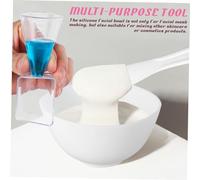 FRCOLOR Kit Masque Visage Avec Bol Mélangeur Silicone Brosse Et Spatule Pour Application Facile Nettoyage Simple Et Utilisation Polyvalente Chez Ou Salon