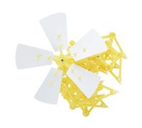 FRCOLOR Kit Mécanique Éolien Éducatif pour Garçon Fille Créatif pour Développer la Motricité et Comprendre la Mécanique Cadeau pour Jeu Parent-garçon Fille Couleur Jaune