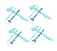 FRCOLOR Kit Outils Excavation pour Garçon Fille Marteau et Pinceau Éducatif de Fouilles Archéologiques pour et Fossiles Kit Créatif pour Garçon et Fille