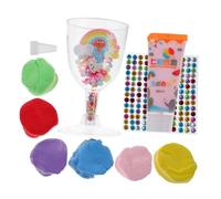 FRCOLOR Kit Pâte Modeler Autodurcissante pour Garçon Fille Set DIY Créatif de Glaçage et Dessert Glacé Argile Polymère Légère pour Activités Manuelles et Garçon Fille