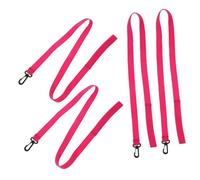FRCOLOR Laisse de Sécurité Garçon et Filles 4 Pièces Rose Corde à Marcher Résistante Nylon Polypropylène pour Garderie École Maternelle et Sorties Sécurisées