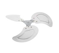 FRCOLOR Lames de Ventilateur 14 Pouces en Aluminium Industriel, 3 Pales de Rechange pour Ventilateurs sur Pied Table, Hélice Résistante à L’eau, Accessoire Ventilation Été pour Usage